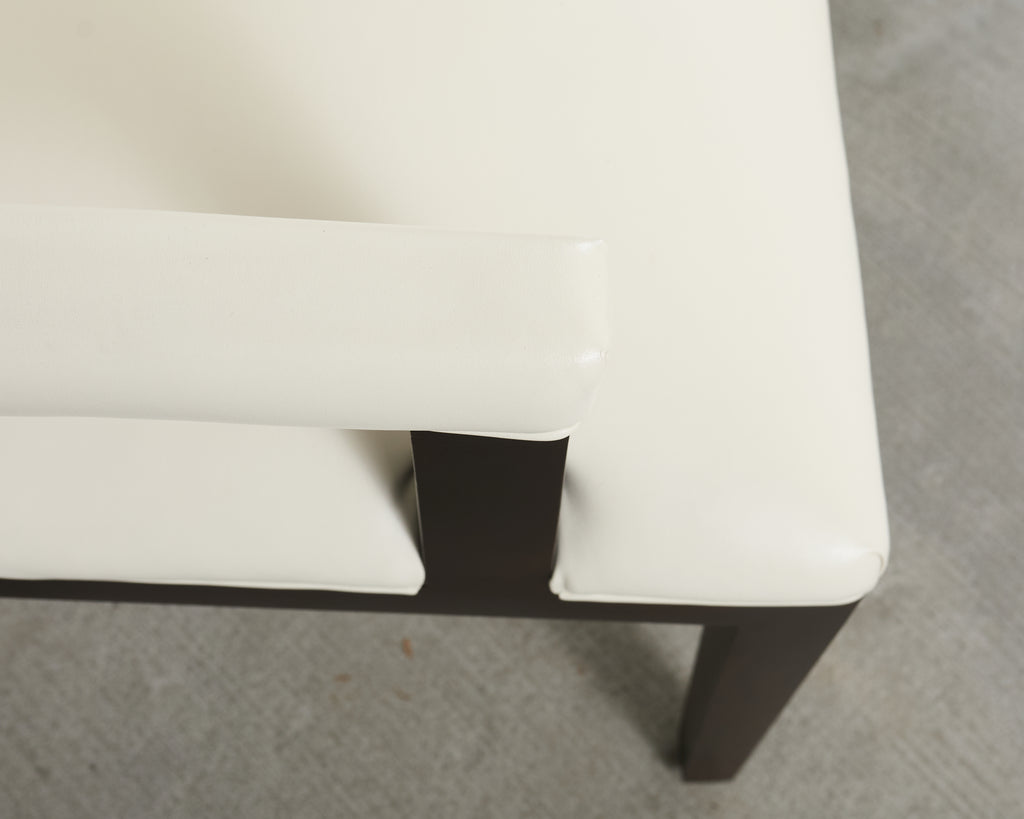 Set of Ten Kreiss Vegan Leather Sutton Dining Chairs