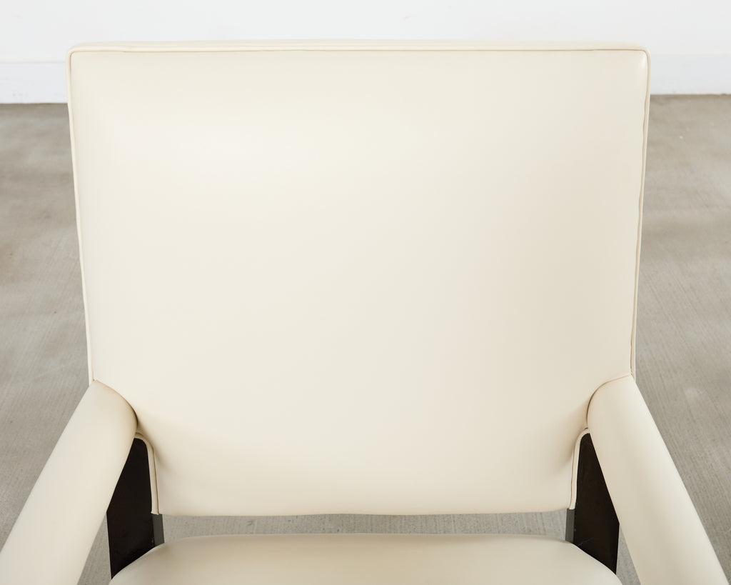 Set of Ten Kreiss Vegan Leather Sutton Dining Chairs