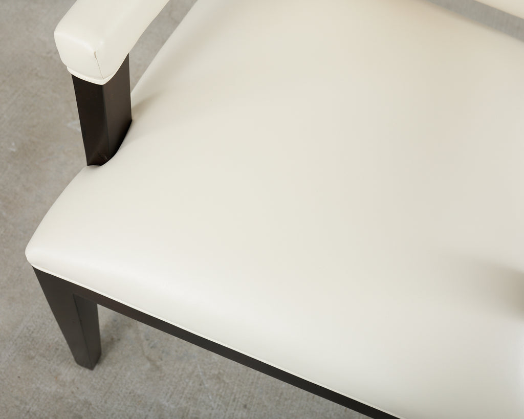 Set of Ten Kreiss Vegan Leather Sutton Dining Chairs