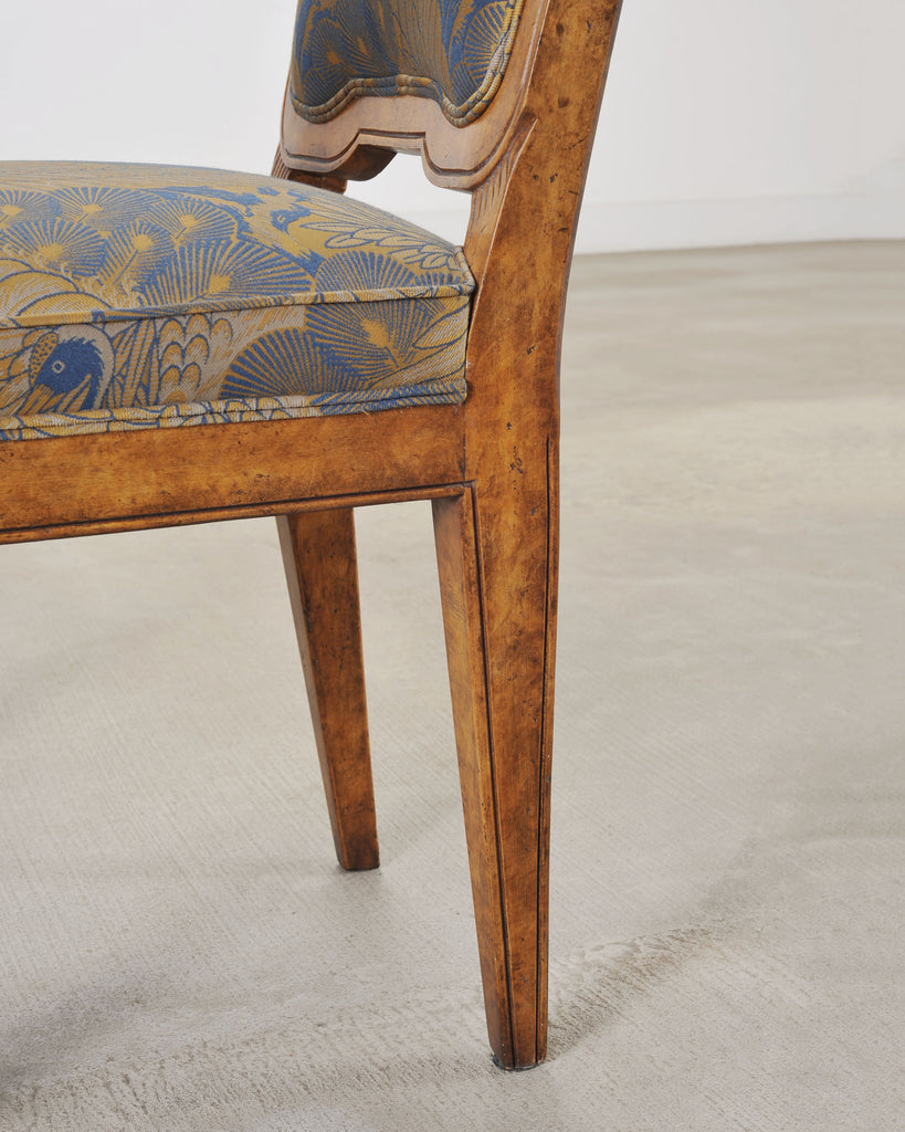 Set of Ten Minton-Spidell Rizzoli Regency Style Dining Armchairs