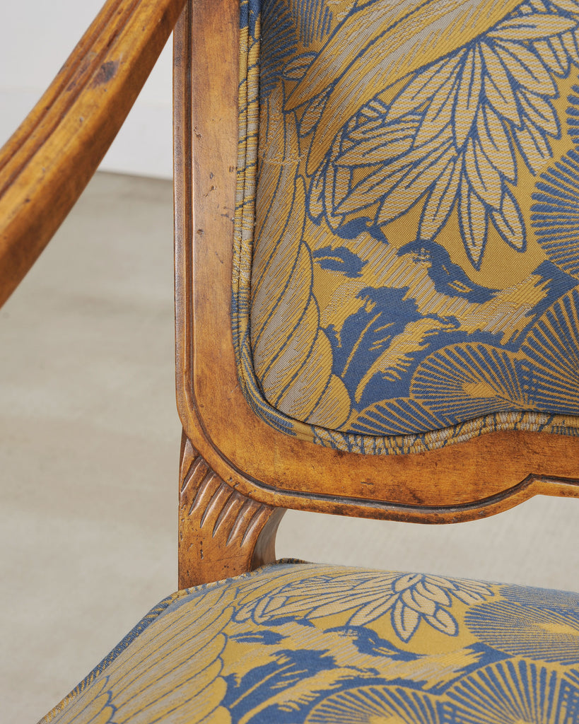 Set of Ten Minton-Spidell Rizzoli Regency Style Dining Armchairs