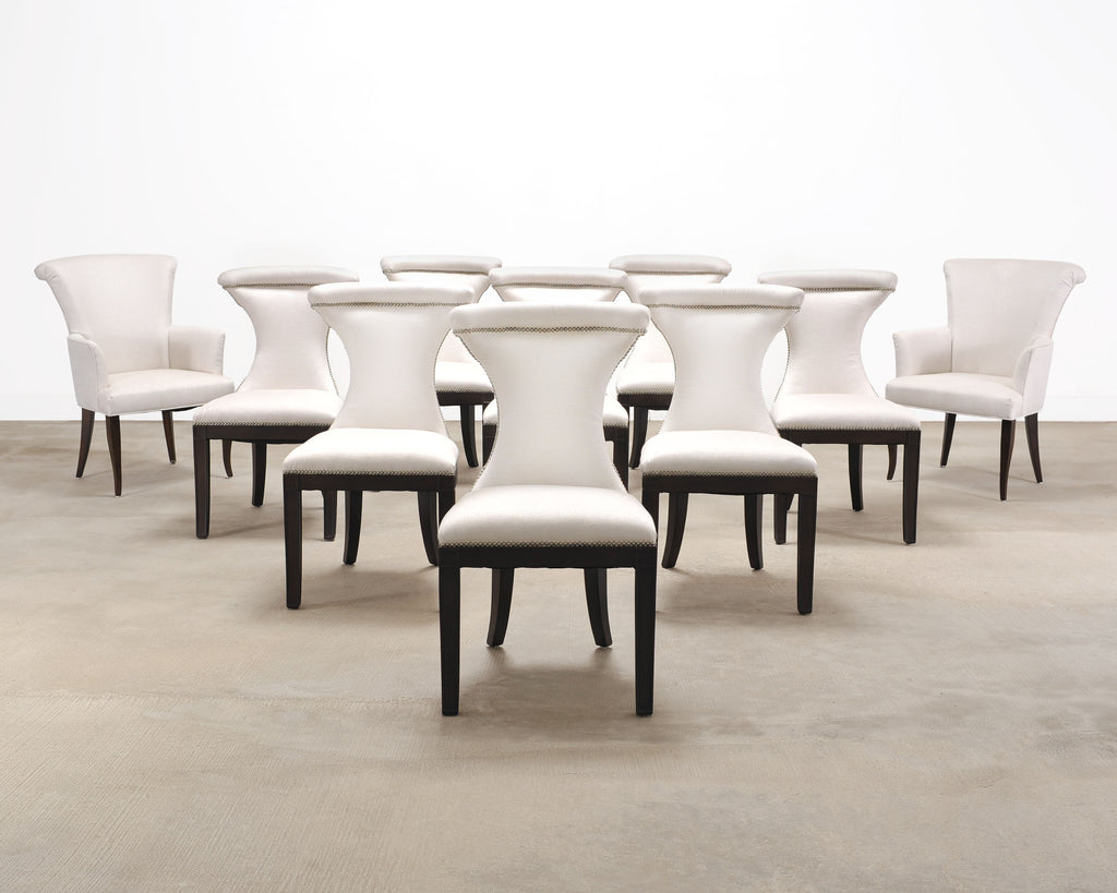 Set of Ten Ralph Lauren Style Highgate Dining Chairs
