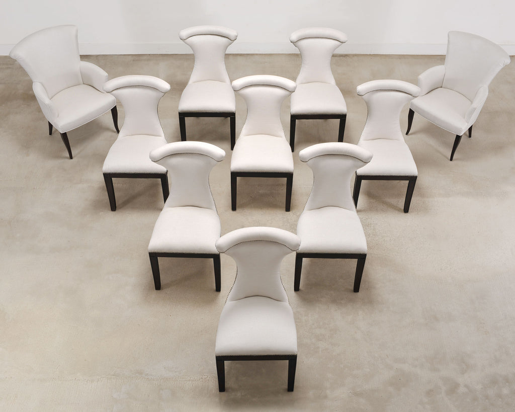 Set of Ten Ralph Lauren Style Highgate Dining Chairs