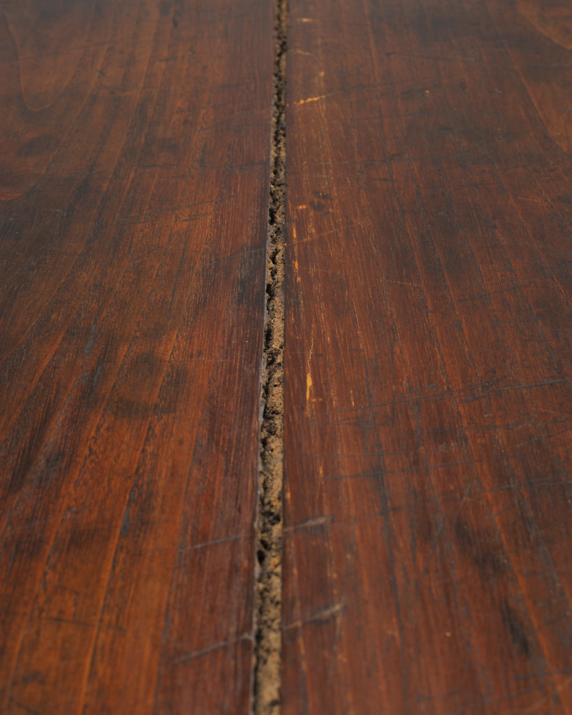 19th Century Country French Provincial Chestnut Farmhouse Table