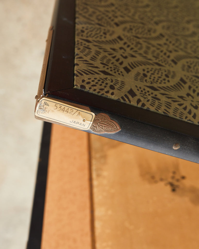 Japanese Meiji Two-Panel Screen Chinese Country Winter Landscape