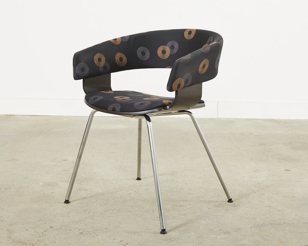 Set of Four John Coleman for Allermuir Mollie Dining Armchairs