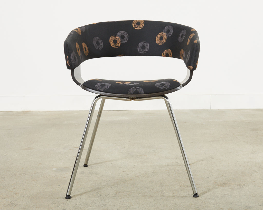 Set of Four John Coleman for Allermuir Mollie Dining Armchairs