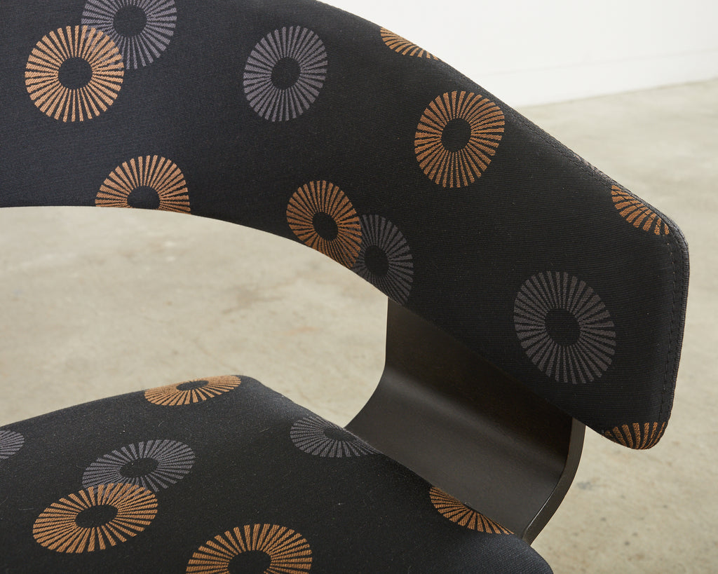 Set of Four John Coleman for Allermuir Mollie Dining Armchairs