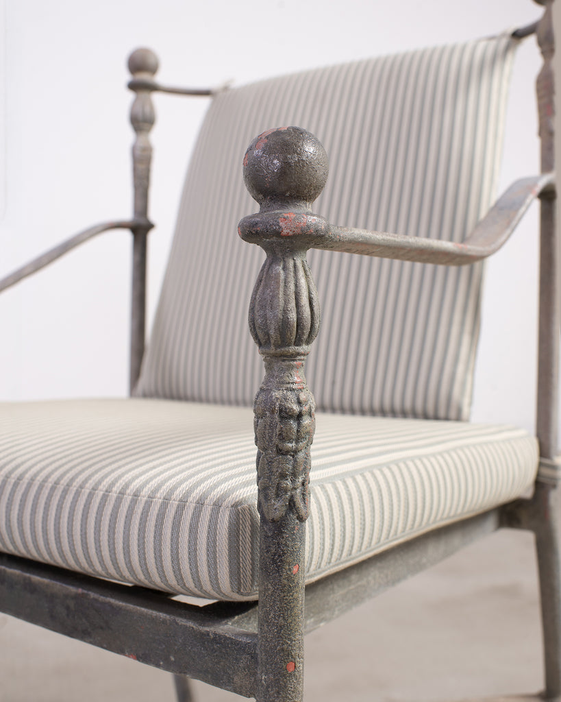 Set of Four Michael Taylor Montecito Garden Dining Armchairs