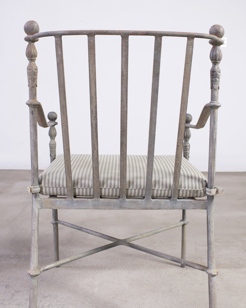 Set of Four Michael Taylor Montecito Garden Dining Armchairs