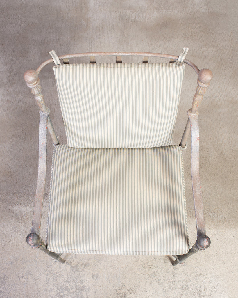 Set of Four Michael Taylor Montecito Garden Dining Armchairs