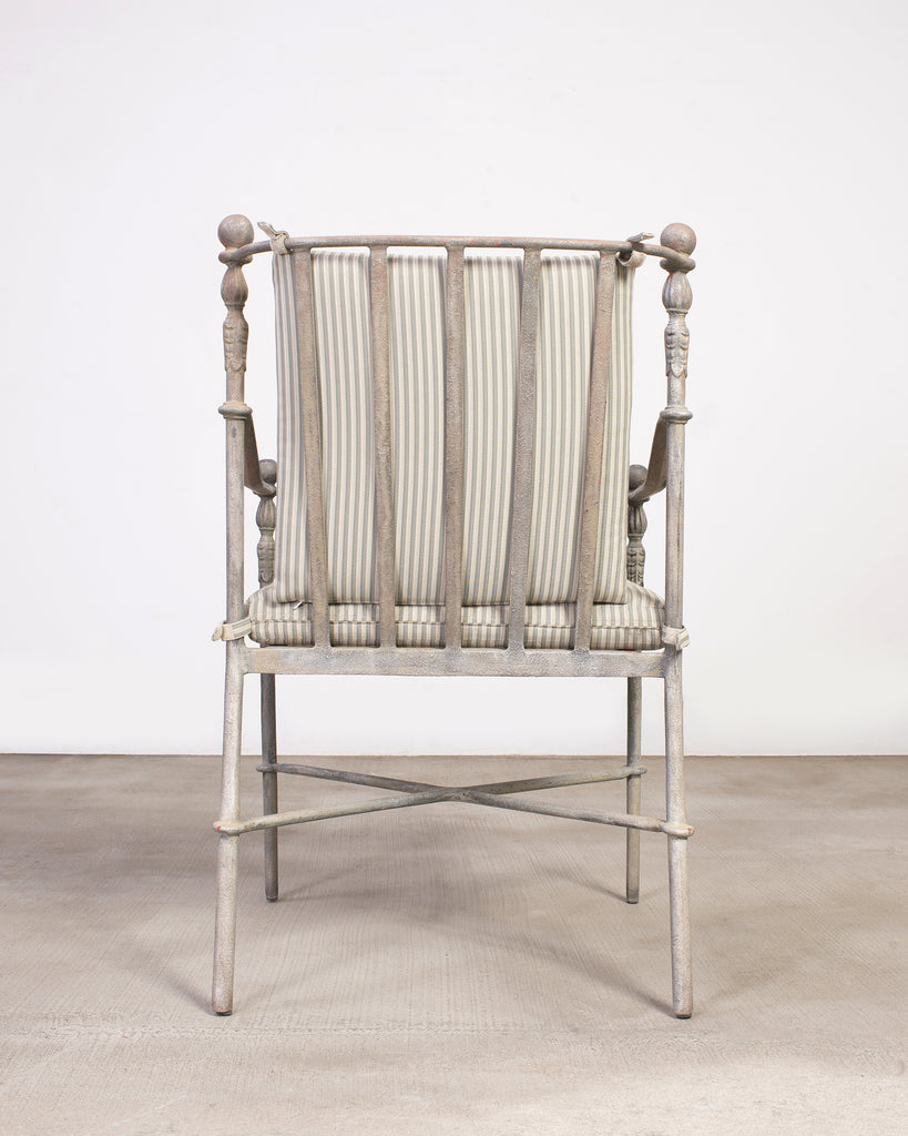 Set of Four Michael Taylor Montecito Garden Dining Armchairs