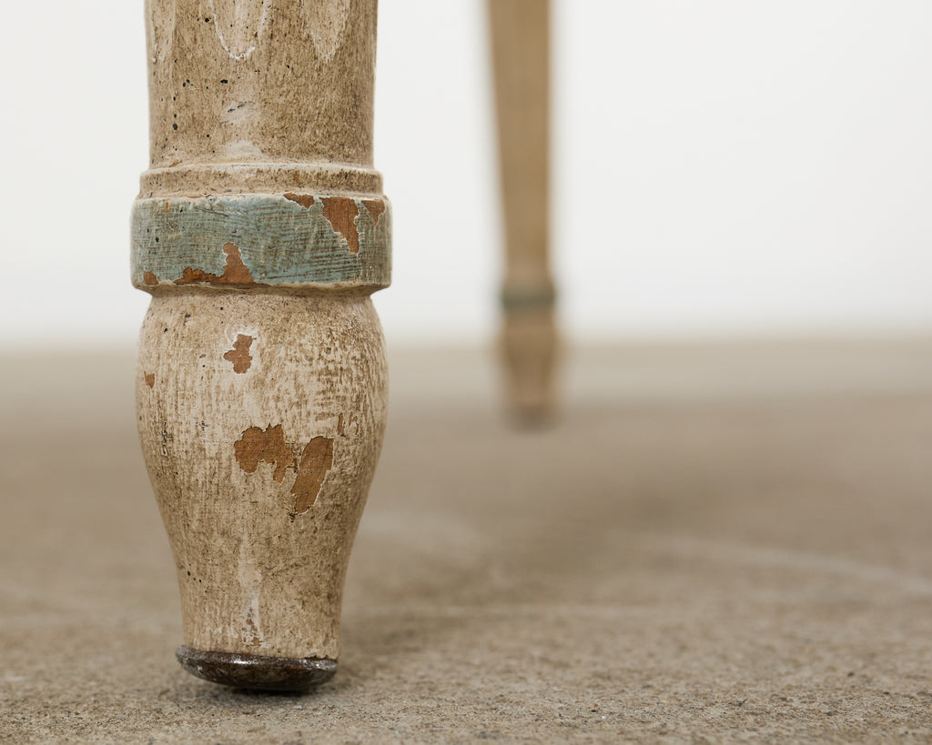 Set of Four French Louis XVI Style Painted Dining Chairs