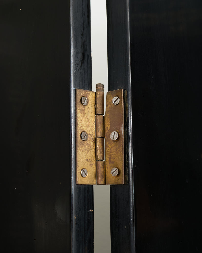 Chinese Six Panel Carved Soapstone Coromandel Lacquer Screen