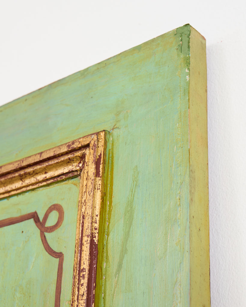 Set of Four Italian Chinoiserie Painted Wood Panels