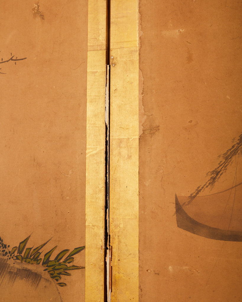 Japanese Edo Six Panel Screen Chinese Children at Play