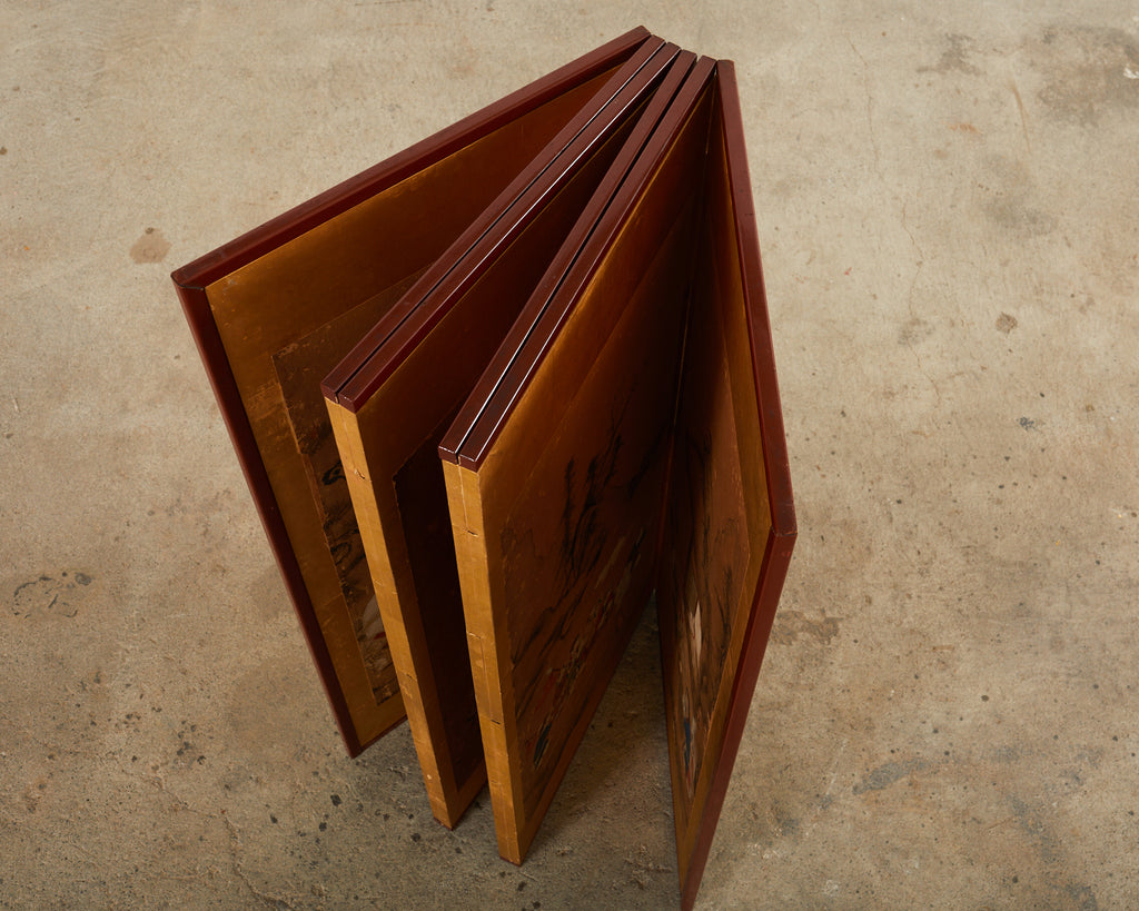 Japanese Edo Six Panel Screen Chinese Children at Play