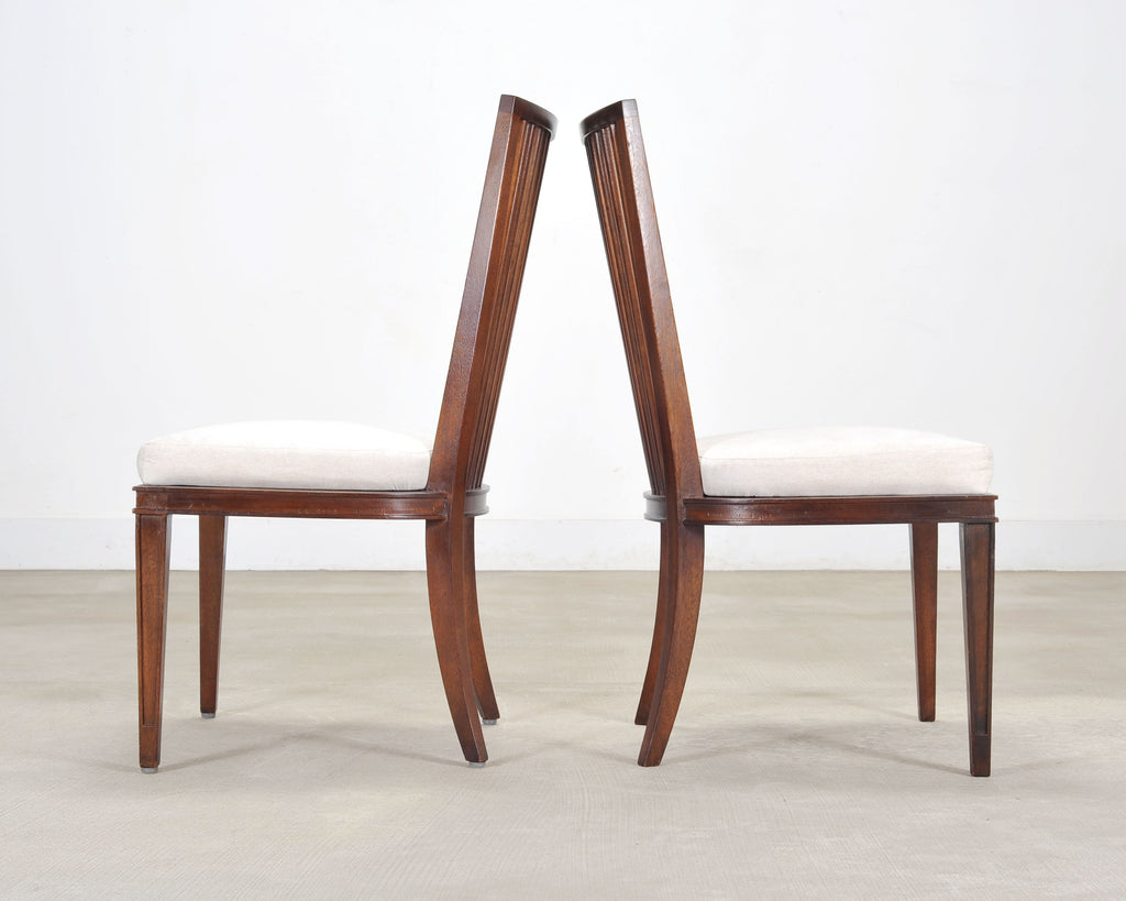 Set of Six Barbara Barry for Baker Spindle Back Dining Chairs