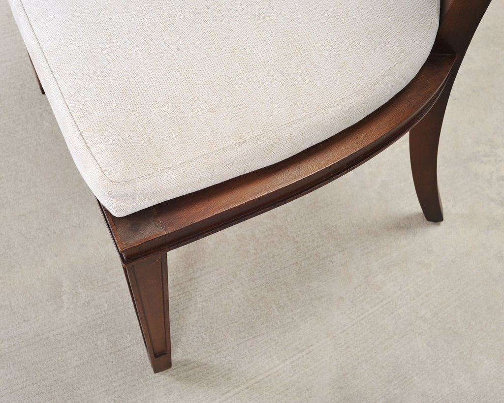 Set of Six Barbara Barry for Baker Spindle Back Dining Chairs