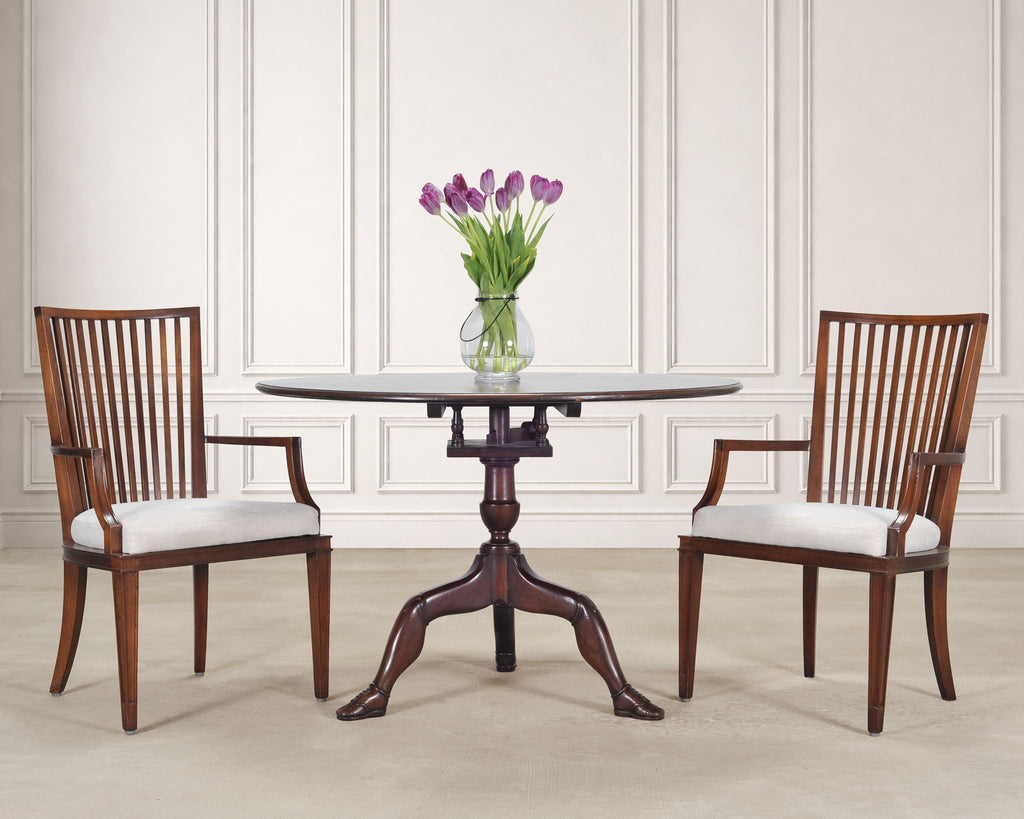 Set of Six Barbara Barry for Baker Spindle Back Dining Chairs