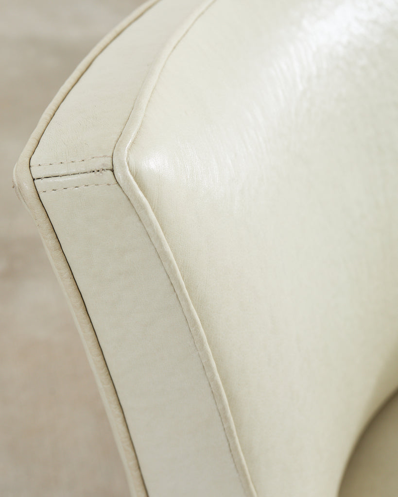 Set of Six John Hutton for Holly Hunt Leather Dining Chairs