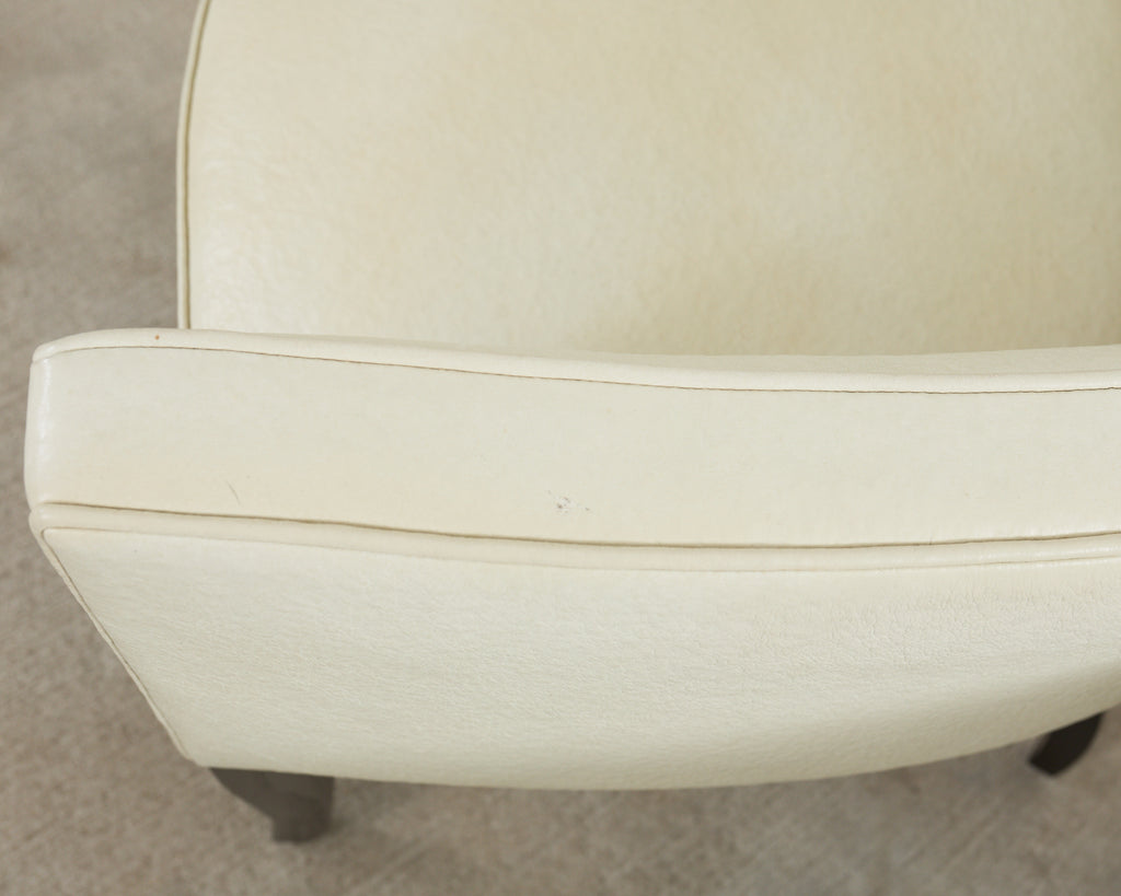 Set of Six John Hutton for Holly Hunt Leather Dining Chairs