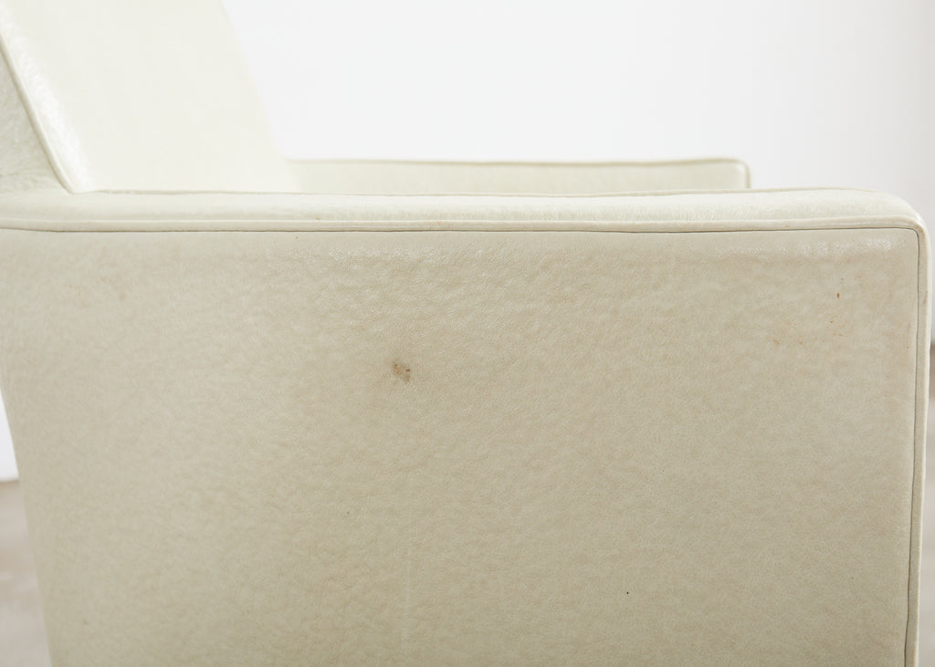 Set of Six John Hutton for Holly Hunt Leather Dining Chairs