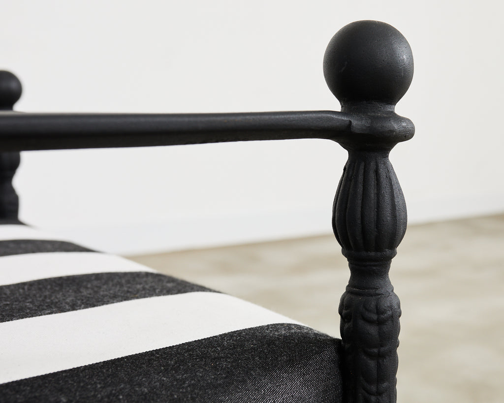 Set of Six Michael Taylor Montecito Garden Dining Armchairs