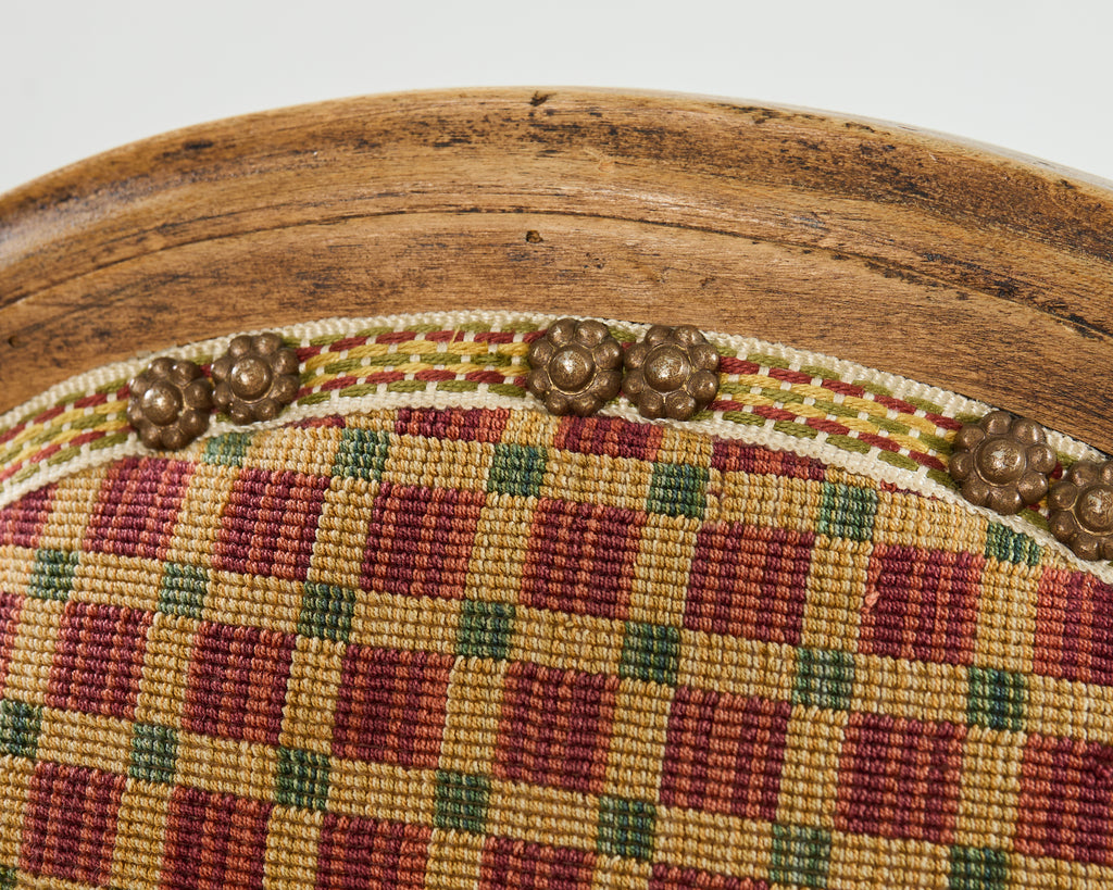 Set of Six Minton-Spidell Louis XIII Os de Mouton Dining Chairs