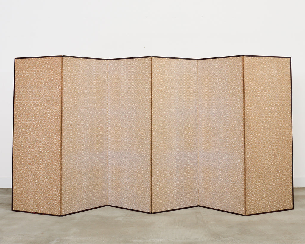 Japanese Edo Screen Portraits of the Thirty Six Immortal Poets