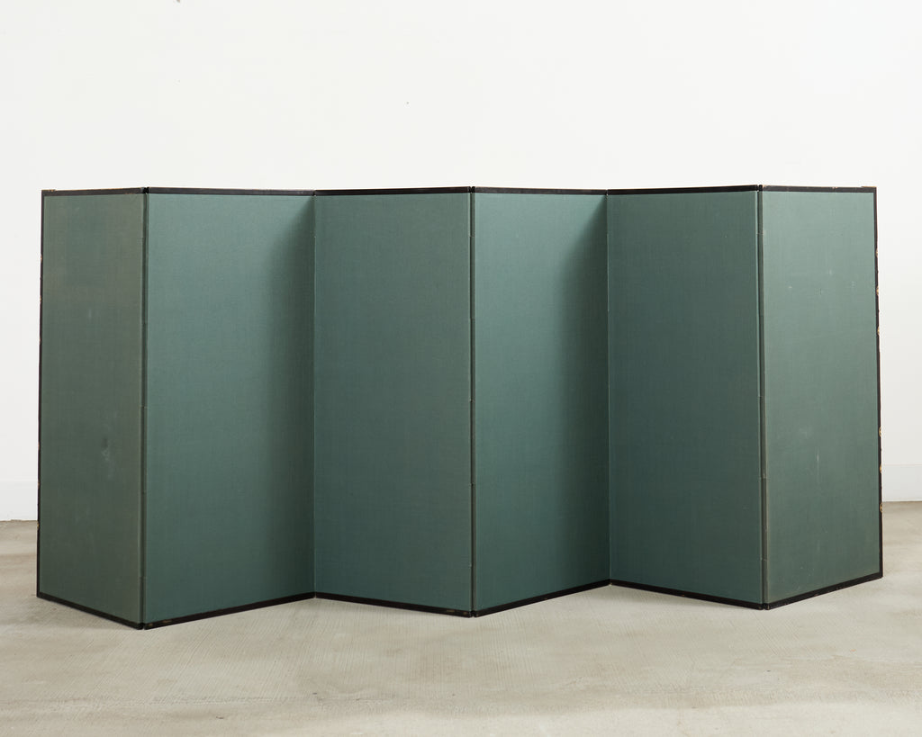 19th Century Japanese Edo Six Panel Screen Scenes of Kyoto