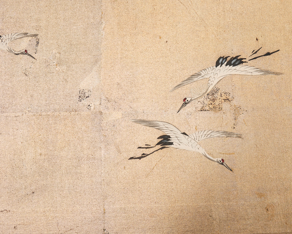 Japanese Edo Screen Kano School Isle of Immortals