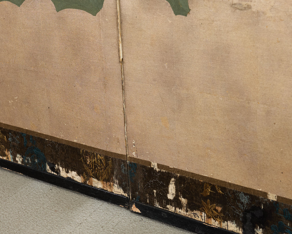 Japanese Edo Screen Kano School Isle of Immortals