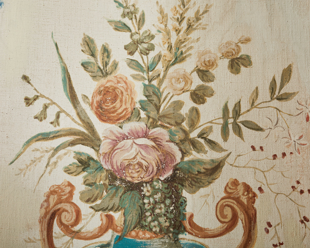 19th Century French Grand Tour Style Eight Panel Painted Screen