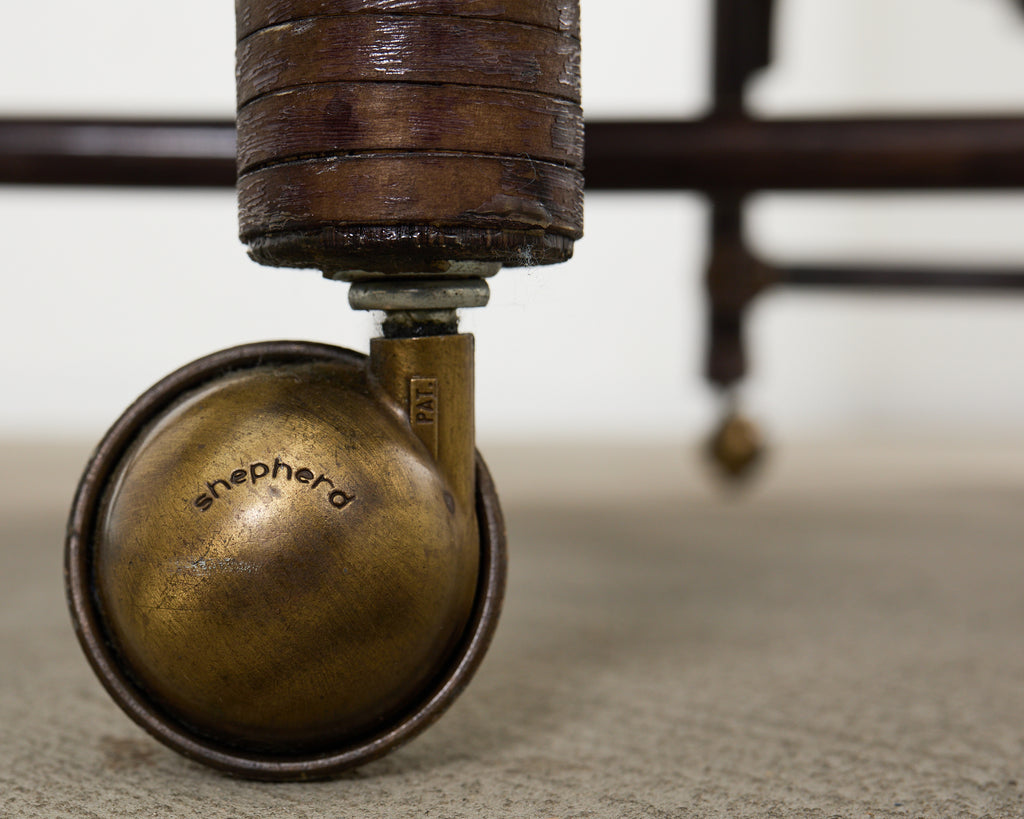 Set of Seven McGuire Rattan Cane Belden Dining Chairs