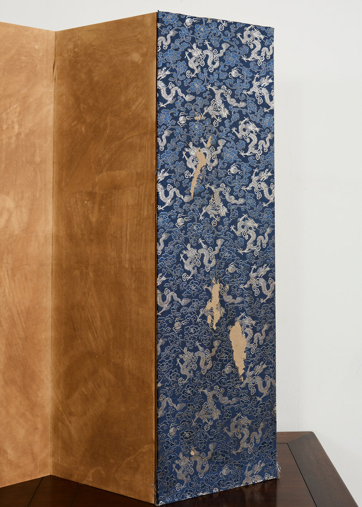 Chinese Eight Panel Folding Table Screen Landscapes Poems