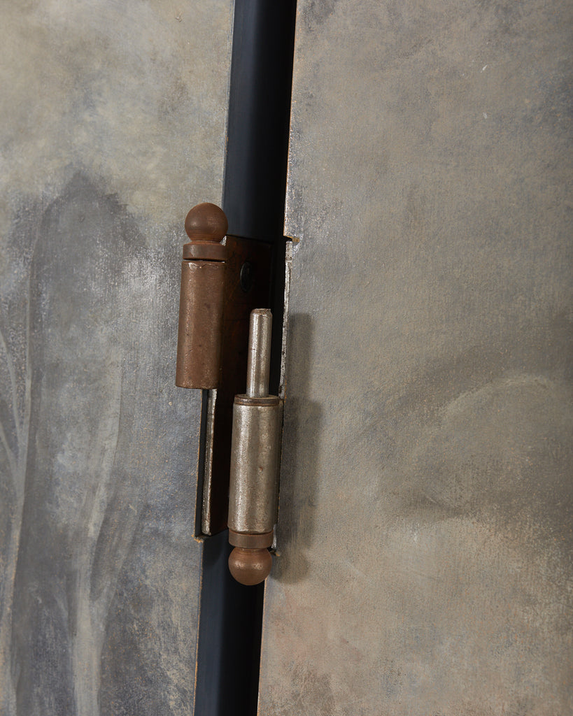 Dennis and Leen Eight Panel Screen Neoclassical Grisaille Landscape