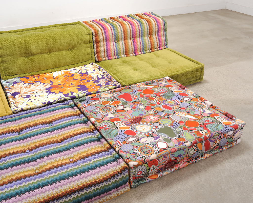 Mah Jong Sofa Missoni Fabrics by Hans Hopfer Roche Bobois 21st C