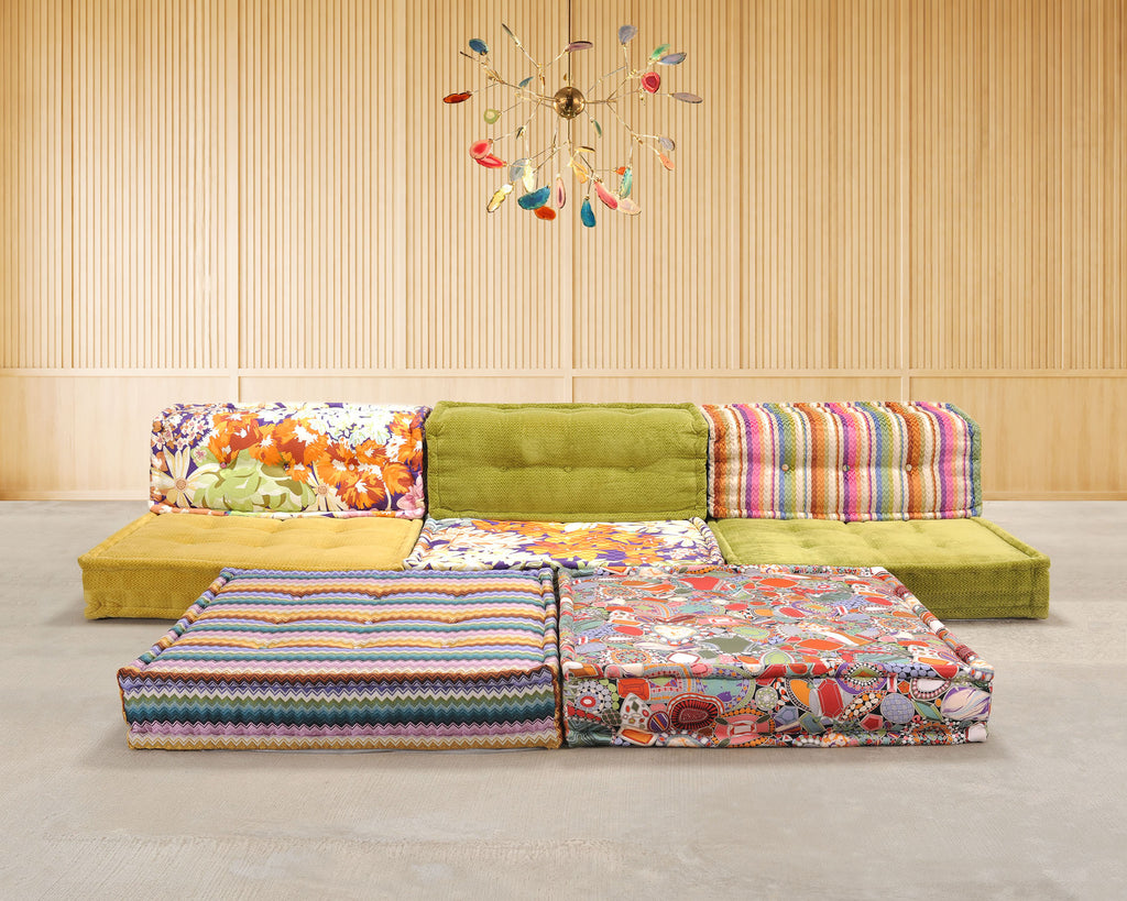 Mah Jong Sofa Missoni Fabrics by Hans Hopfer Roche Bobois 21st C