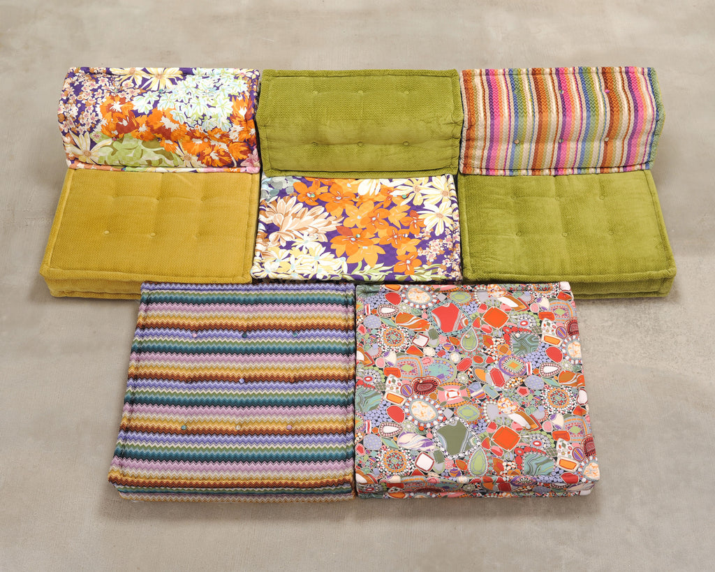 Mah Jong Sofa Missoni Fabrics by Hans Hopfer Roche Bobois 21st C