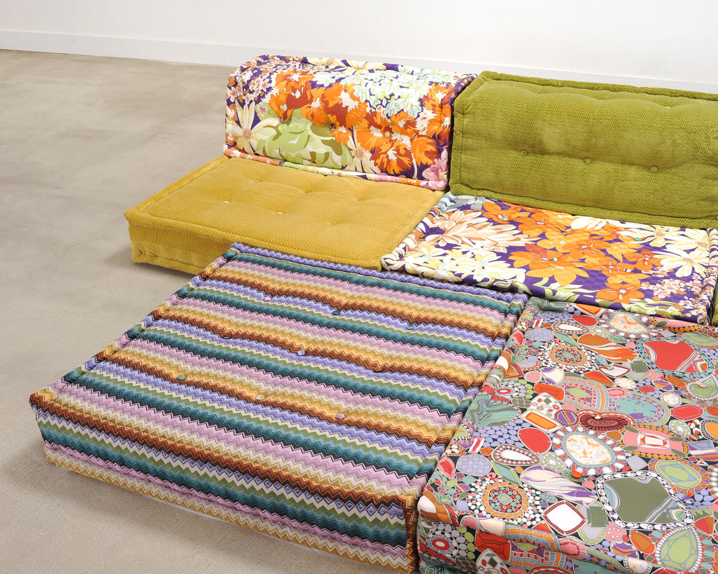 Mah Jong Sofa Missoni Fabrics by Hans Hopfer Roche Bobois 21st C