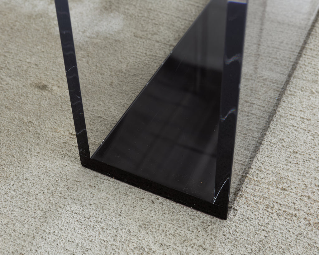 Pair of Alexandra Von Furtsenberg Brilliant Acrylic Drink Tables