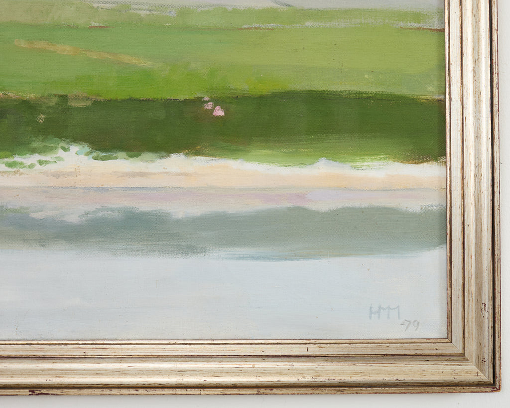 California Coastal Plein Air Impressionist Seascape 1979