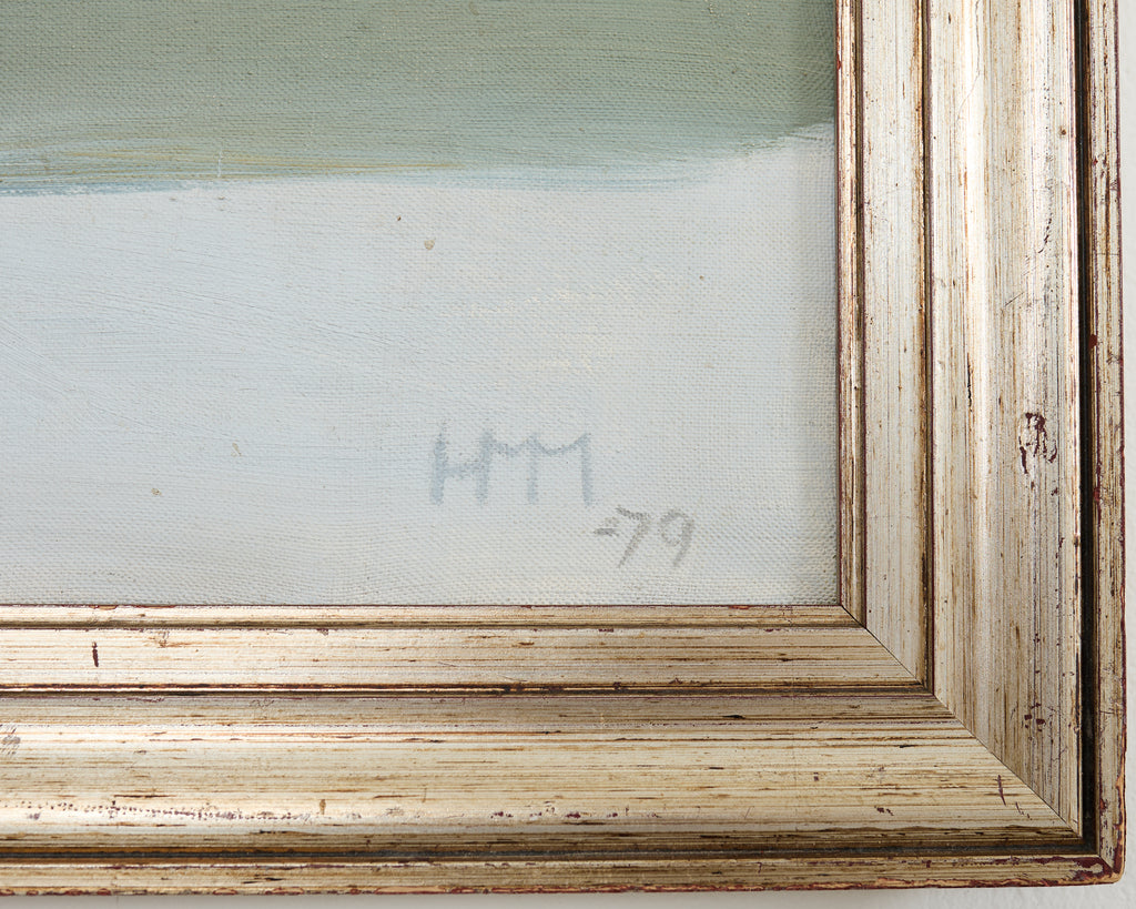 California Coastal Plein Air Impressionist Seascape 1979