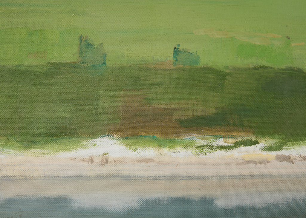 California Coastal Plein Air Impressionist Seascape 1979