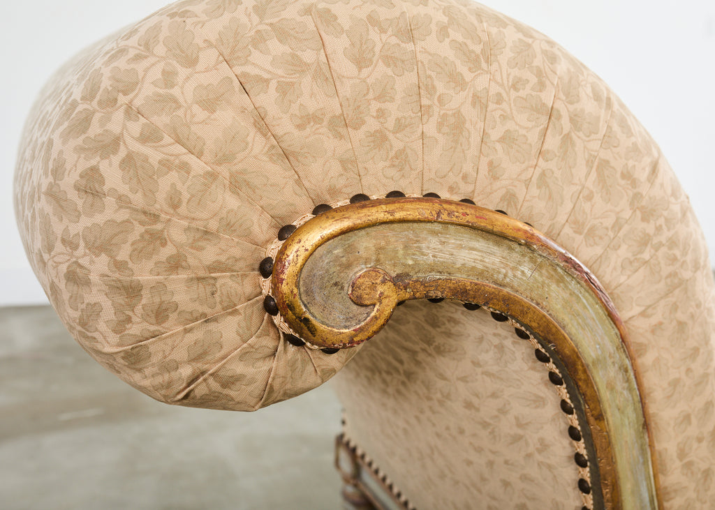 Monumental Neoclassical Style Hendrix Allardyce Chaise Longue