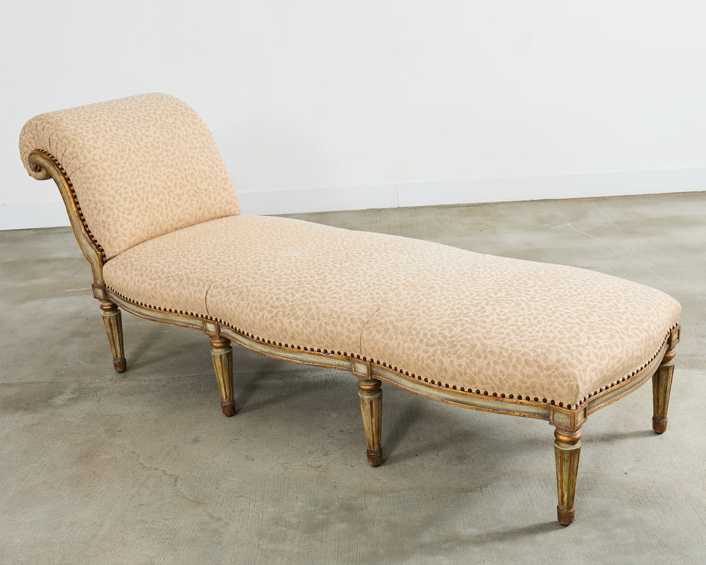 Monumental Neoclassical Style Hendrix Allardyce Chaise Longue