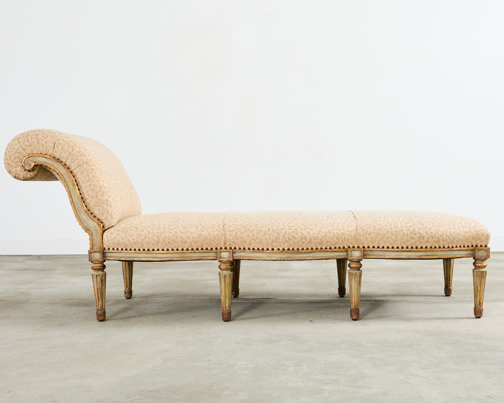 Monumental Neoclassical Style Hendrix Allardyce Chaise Longue