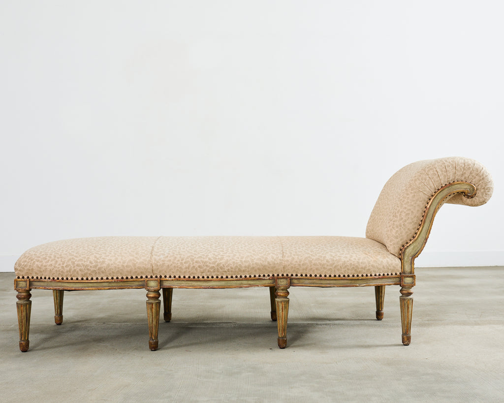 Monumental Neoclassical Style Hendrix Allardyce Chaise Longue