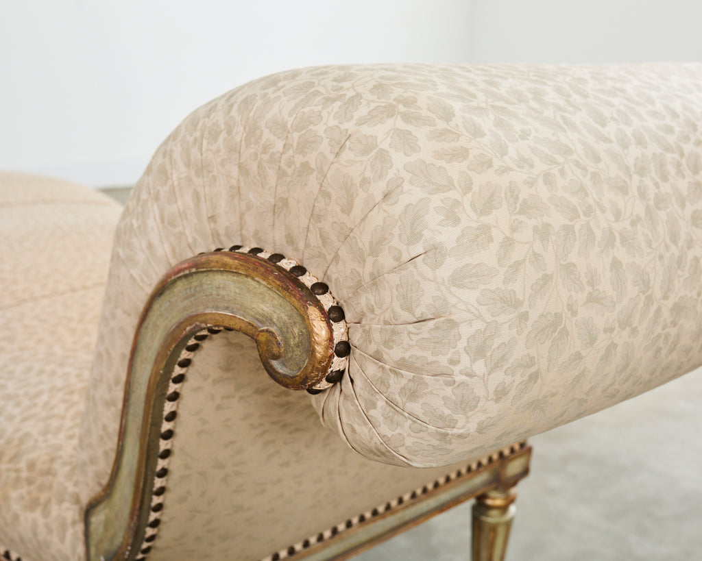 Monumental Neoclassical Style Hendrix Allardyce Chaise Longue